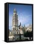 Tower and Domes of St. Front, Perigueux, Aquitaine, France-Philip Craven-Framed Stretched Canvas