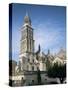 Tower and Domes of St. Front, Perigueux, Aquitaine, France-Philip Craven-Stretched Canvas