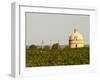 Tower and Flags of Chateau Latour Vineyard in Pauillac, France-Per Karlsson-Framed Photographic Print