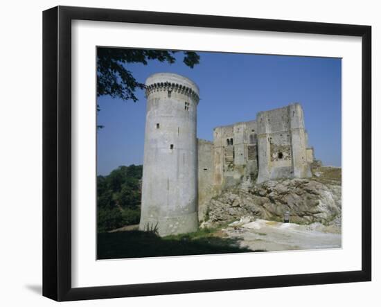 Tower and Keep of the Castle at Falaise, Birthplace of William the Conqueror, France-Philip Craven-Framed Photographic Print