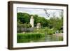 Tower and Old City Walls, Dinkelsbuhl, Romantic Road, Franconia, Bavaria, Germany, Europe-Robert Harding-Framed Photographic Print