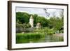 Tower and Old City Walls, Dinkelsbuhl, Romantic Road, Franconia, Bavaria, Germany, Europe-Robert Harding-Framed Photographic Print