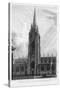 Tower and Spire of Saint Mary's Church, Oxford, 1833-John Le Keux-Stretched Canvas