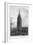 Tower and Spire of Saint Mary's Church, Oxford, 1833-John Le Keux-Framed Giclee Print