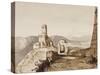 Tower and Town Walls-Achille Vianelli-Stretched Canvas