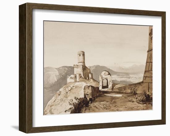 Tower and Town Walls-Achille Vianelli-Framed Giclee Print