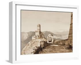 Tower and Town Walls-Achille Vianelli-Framed Giclee Print