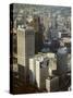 Tower Blocks, Downtown, Detroit, Michigan, United States of America (Usa), North America-Robert Francis-Stretched Canvas