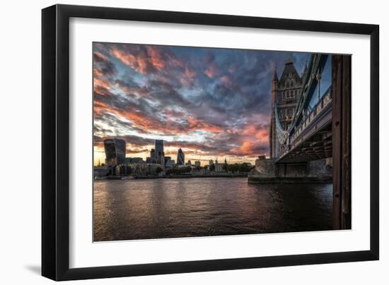 Tower Bridge 1-Giuseppe Torre-Framed Photographic Print