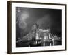 Tower Bridge and Fireworks, London, England-Steve Vidler-Framed Photographic Print