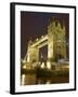 Tower Bridge and River Thames at Dusk, London, England, United Kingdom-David Wall-Framed Photographic Print