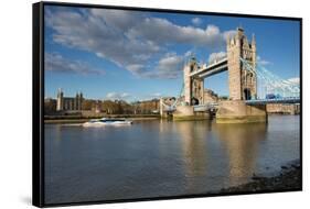 Tower Bridge and River Thames, London, England, United Kingdom, Europe-Frank Fell-Framed Stretched Canvas