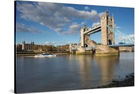 Tower Bridge and River Thames, London, England, United Kingdom, Europe-Frank Fell-Stretched Canvas