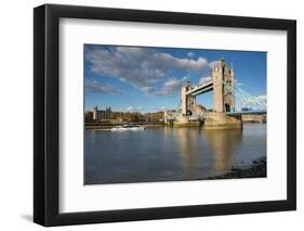 Tower Bridge and River Thames, London, England, United Kingdom, Europe-Frank Fell-Framed Photographic Print