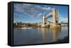 Tower Bridge and River Thames, London, England, United Kingdom, Europe-Frank Fell-Framed Stretched Canvas