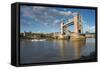 Tower Bridge and River Thames, London, England, United Kingdom, Europe-Frank Fell-Framed Stretched Canvas