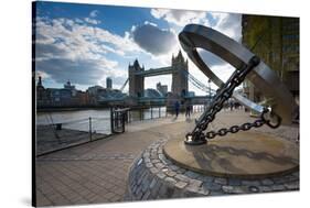 Tower Bridge and River Thames, London, England, United Kingdom, Europe-Frank Fell-Stretched Canvas