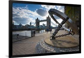 Tower Bridge and River Thames, London, England, United Kingdom, Europe-Frank Fell-Framed Photographic Print