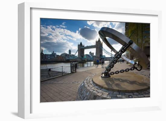 Tower Bridge and River Thames, London, England, United Kingdom, Europe-Frank Fell-Framed Photographic Print