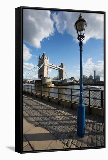 Tower Bridge and River Thames, London, England, United Kingdom, Europe-Frank Fell-Framed Stretched Canvas