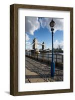 Tower Bridge and River Thames, London, England, United Kingdom, Europe-Frank Fell-Framed Photographic Print