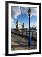 Tower Bridge and River Thames, London, England, United Kingdom, Europe-Frank Fell-Framed Photographic Print