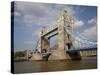Tower Bridge and River Thames, London, England, United Kingdom-David Wall-Stretched Canvas
