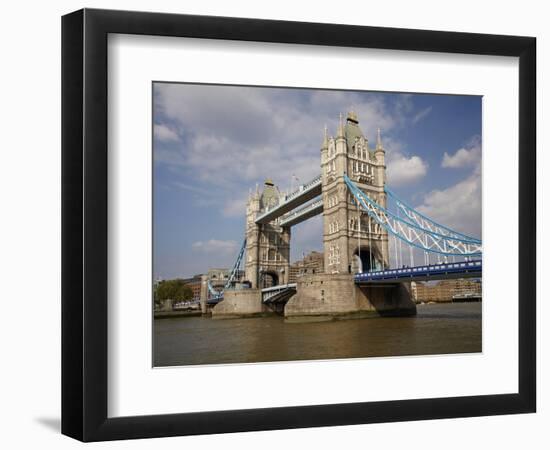 Tower Bridge and River Thames, London, England, United Kingdom-David Wall-Framed Photographic Print