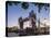 Tower Bridge and Shard at dusk, London, England, United Kingdom, Europe-Charles Bowman-Stretched Canvas