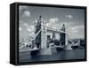 Tower Bridge and Thames River, London, England-Steve Vidler-Framed Stretched Canvas