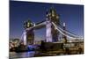 Tower Bridge and The Shard at dusk, London, England, United Kingdom, Europe-Charles Bowman-Mounted Photographic Print