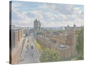 Tower Bridge and the Tower of London, 2010-Julian Barrow-Stretched Canvas