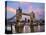 Tower Bridge at Dusk-Adrian Campfield-Stretched Canvas