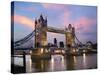 Tower Bridge at Dusk-Adrian Campfield-Stretched Canvas