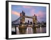 Tower Bridge at Dusk-Adrian Campfield-Framed Photographic Print