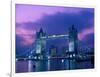 Tower Bridge at Night, London, Eng-Peter Adams-Framed Photographic Print