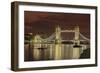 Tower Bridge at Night. London. England-Tom Norring-Framed Photographic Print