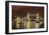 Tower Bridge at Night. London. England-Tom Norring-Framed Photographic Print