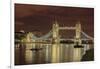 Tower Bridge at Night. London. England-Tom Norring-Framed Photographic Print