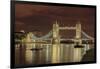 Tower Bridge at Night. London. England-Tom Norring-Framed Photographic Print