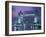 Tower Bridge at Night, London, UK-Peter Adams-Framed Premium Photographic Print