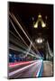 Tower Bridge at night, with light trails, London-Ed Hasler-Mounted Photographic Print