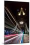 Tower Bridge at night, with light trails, London-Ed Hasler-Mounted Photographic Print