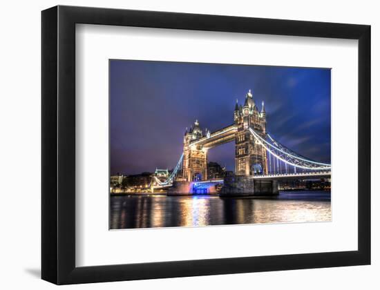 Tower Bridge at Night-null-Framed Art Print