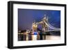 Tower Bridge at Night-null-Framed Art Print