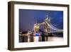 Tower Bridge at Night-null-Framed Art Print