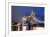 Tower Bridge at Night-null-Framed Art Print