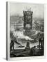 Tower Bridge Built 1892-Henri Lanos-Stretched Canvas