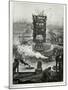 Tower Bridge Built 1892-Henri Lanos-Mounted Art Print