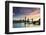 Tower Bridge, Butler's Wharf and The Shard at sunset taken from Wapping, London-Ed Hasler-Framed Photographic Print